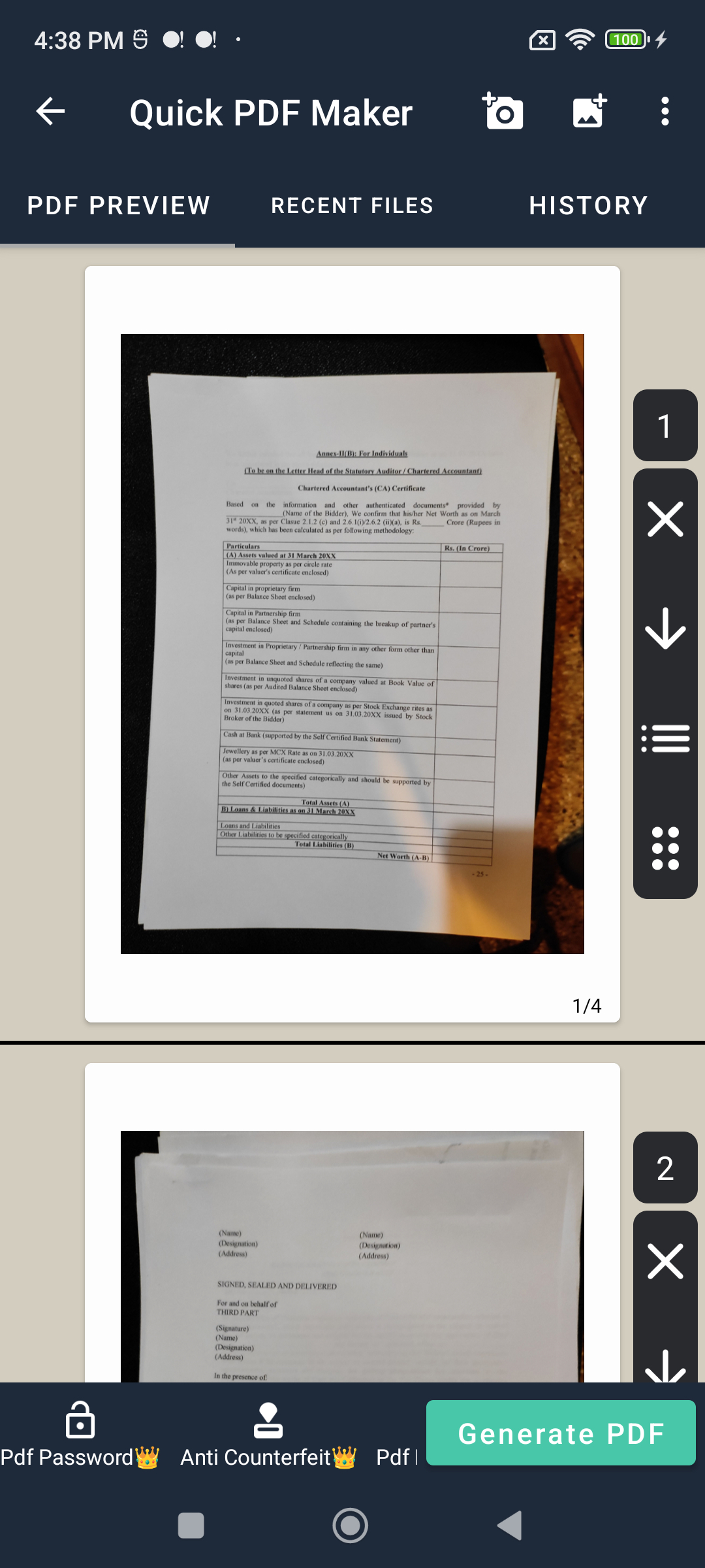 اسکرین شات 6 برنامه PDF Scanner - Scan Docs & PDF