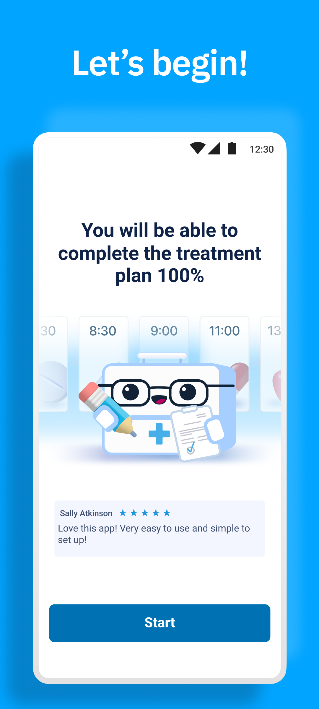 اسکرین شات 5 برنامه Pills Time Med Reminder