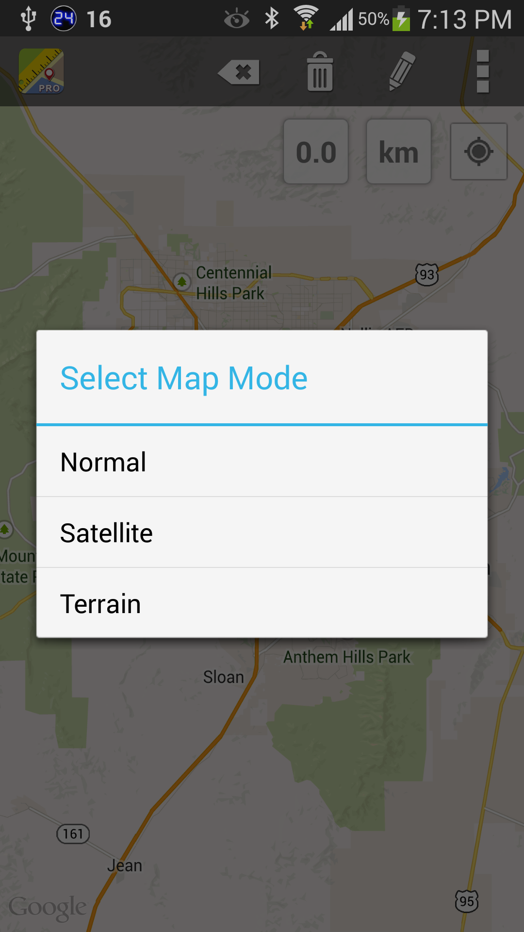 اسکرین شات 4 برنامه Maps Ruler