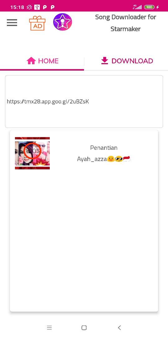 اسکرین شات 3 برنامه Download song for Starmaker