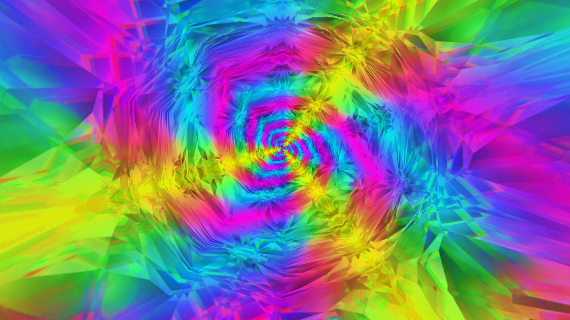 اسکرین شات 1 برنامه Crystal Tunnels Live Wallpaper