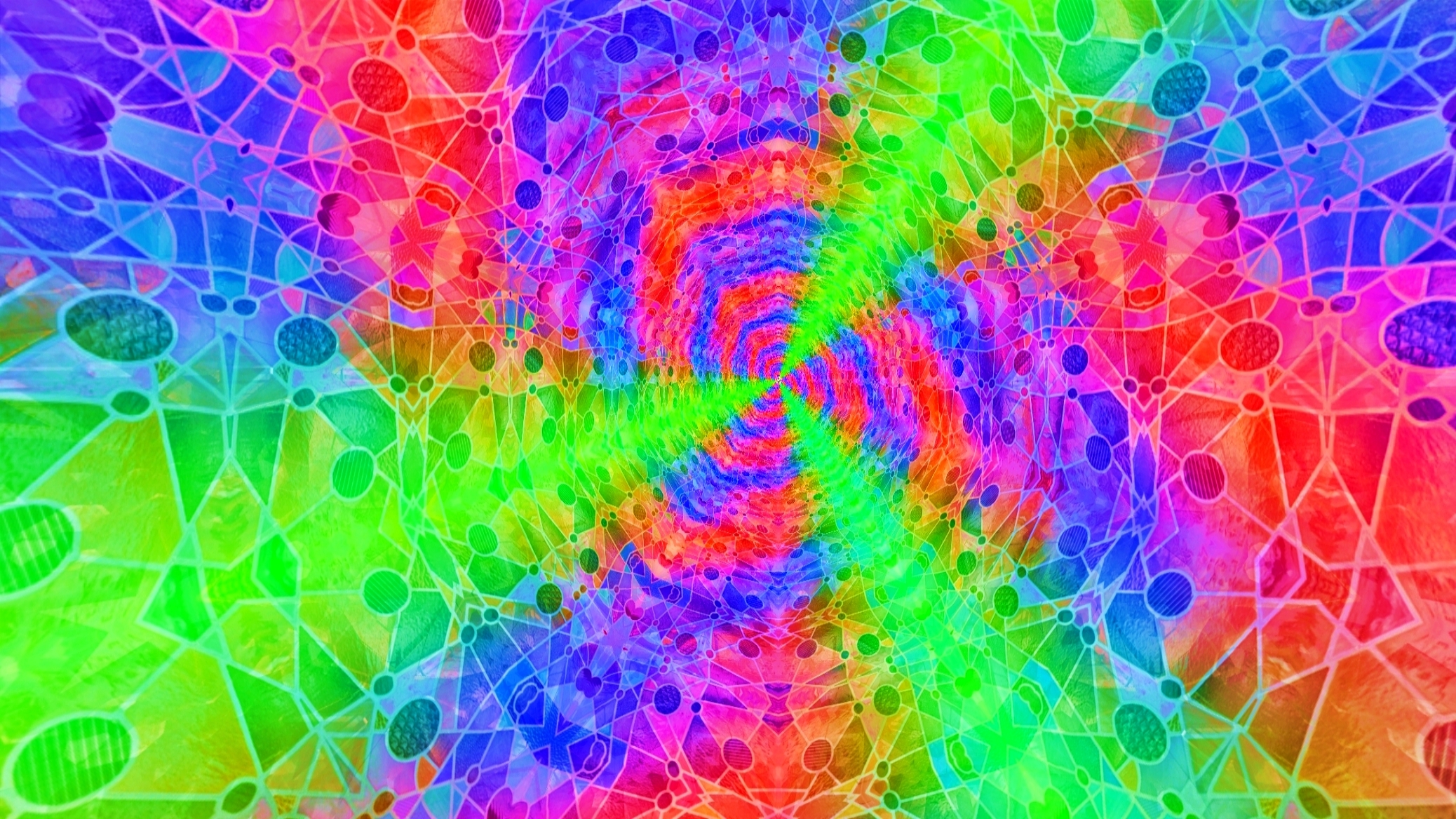 اسکرین شات 6 برنامه Crystal Tunnels Live Wallpaper