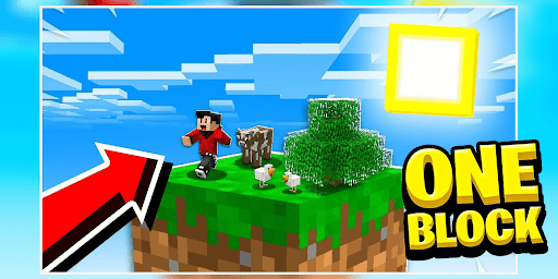 اسکرین شات 3 برنامه ONE BLOCK CHALLENGE FOR MCPE