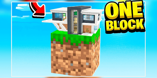 اسکرین شات 1 برنامه ONE BLOCK CHALLENGE FOR MCPE