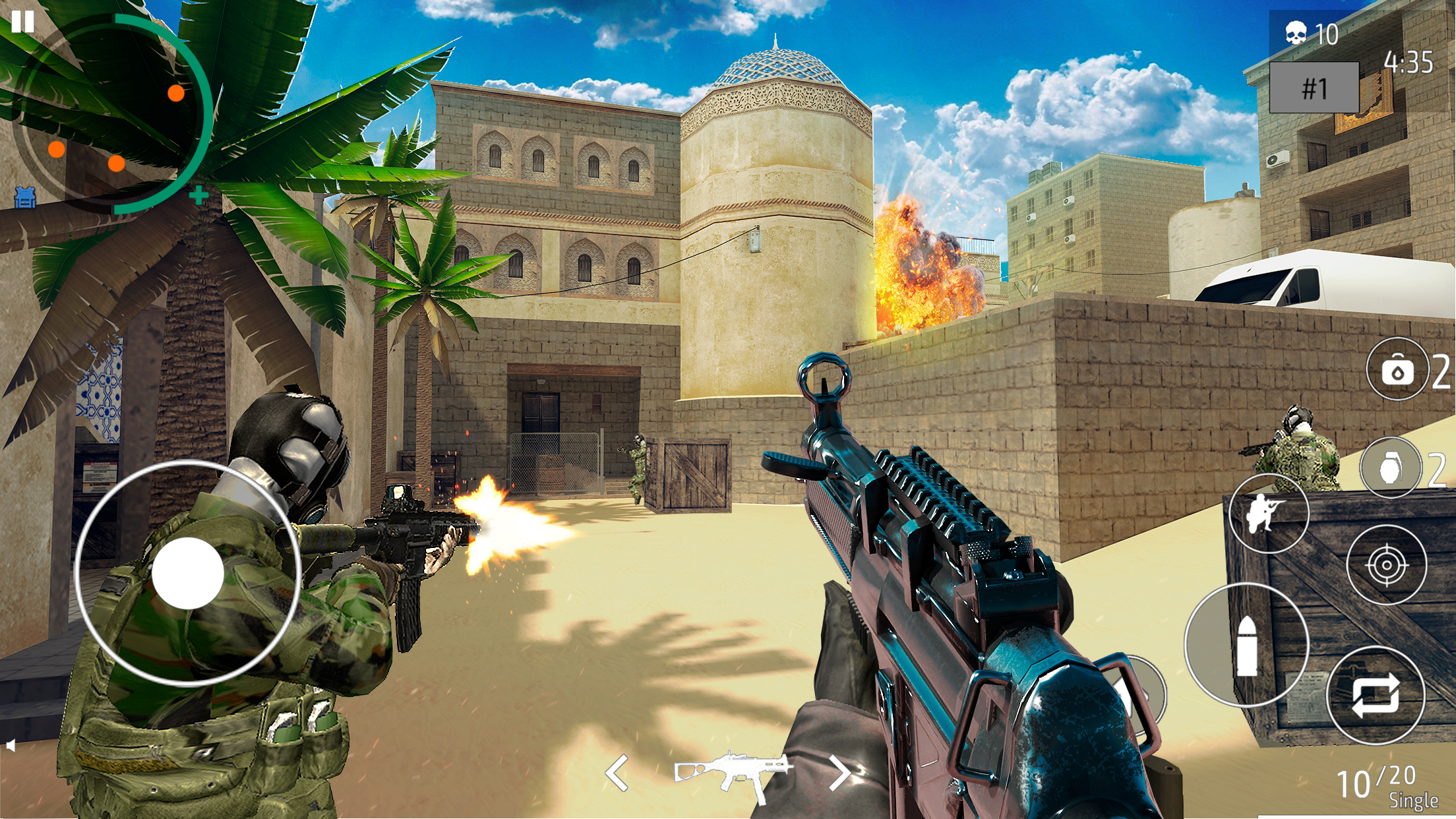 اسکرین شات 4 بازی Just FPS shooter games offline
