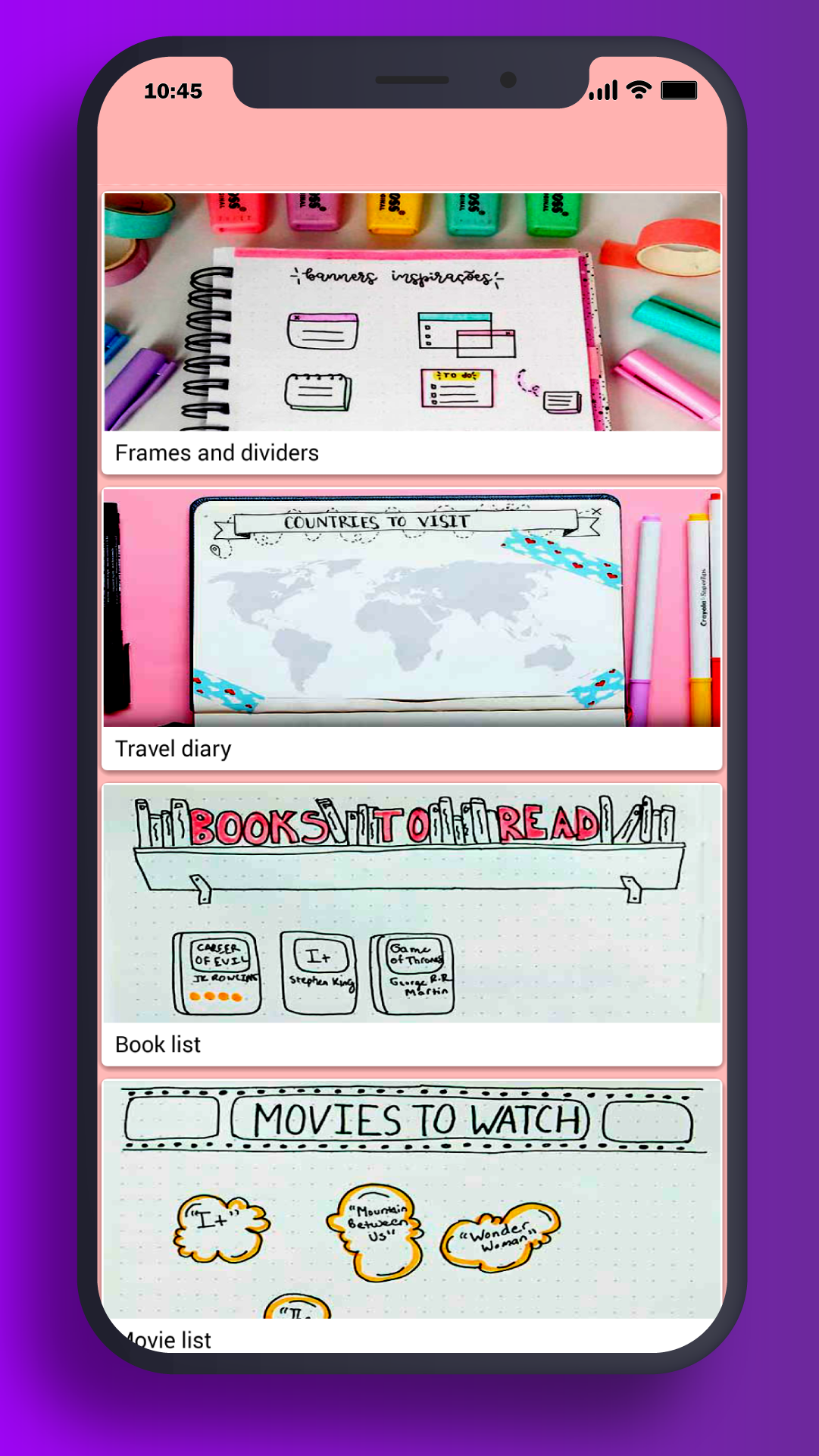 اسکرین شات 2 برنامه How to make diary notebook