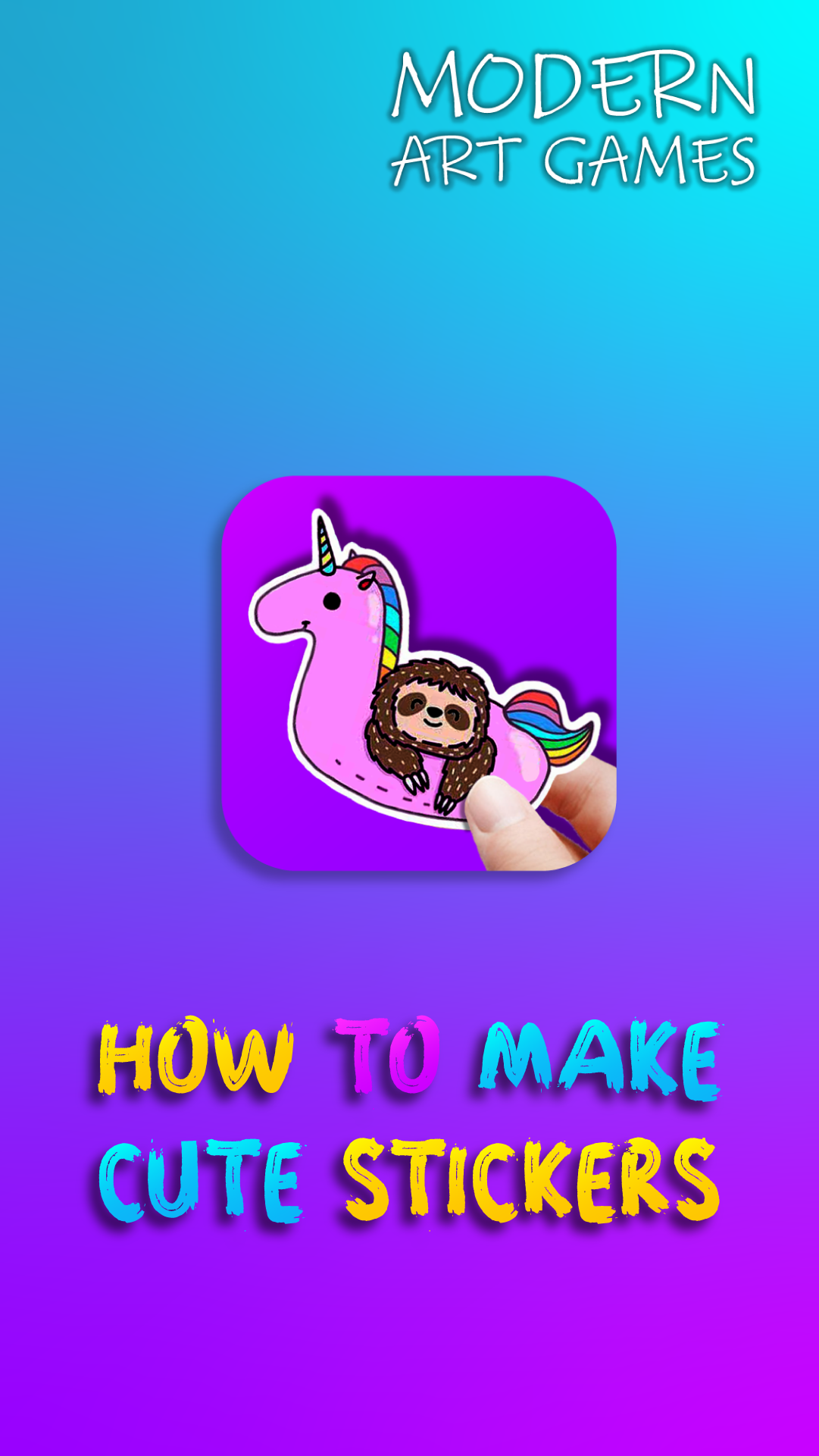 اسکرین شات 1 برنامه How to make cute stickers