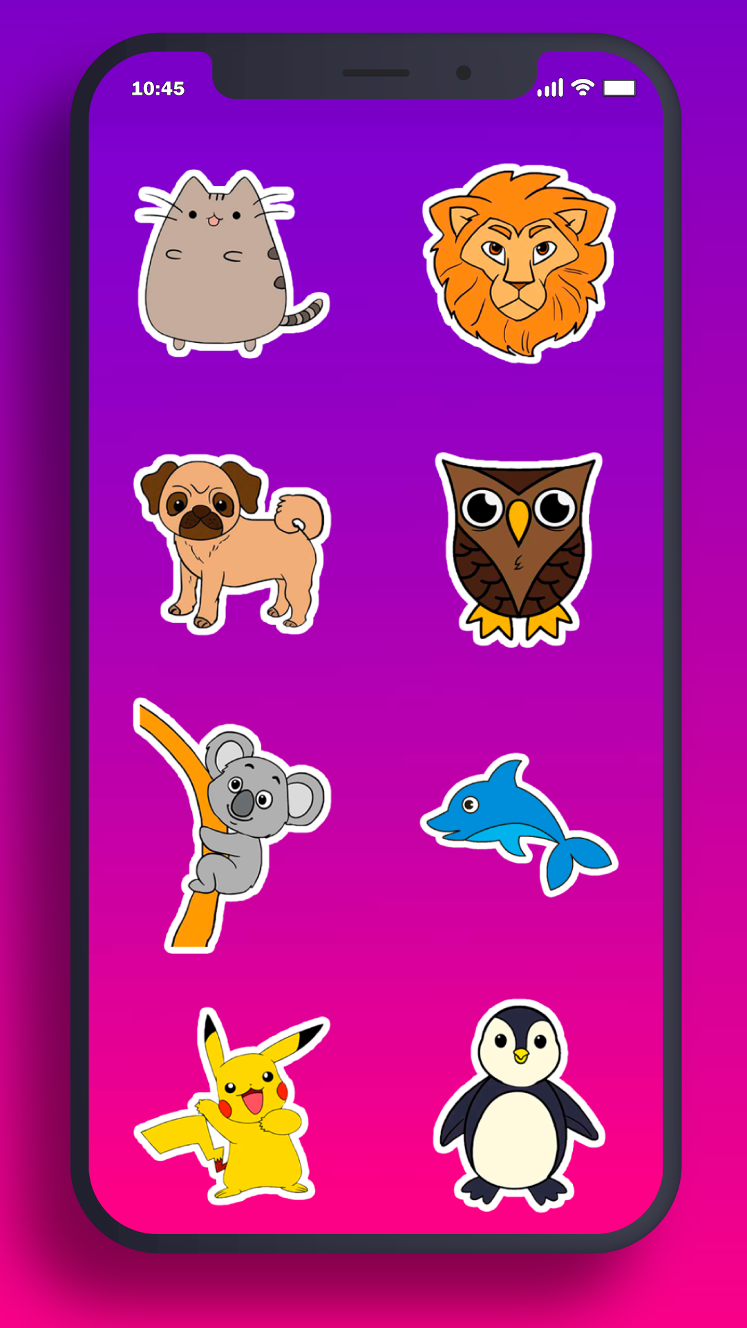 اسکرین شات 2 برنامه How to make cute stickers
