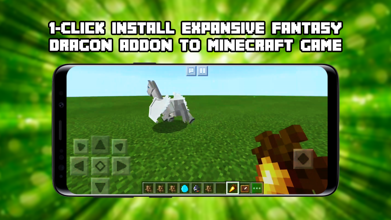 اسکرین شات 2 برنامه Dragon Mod for Minecraft PE