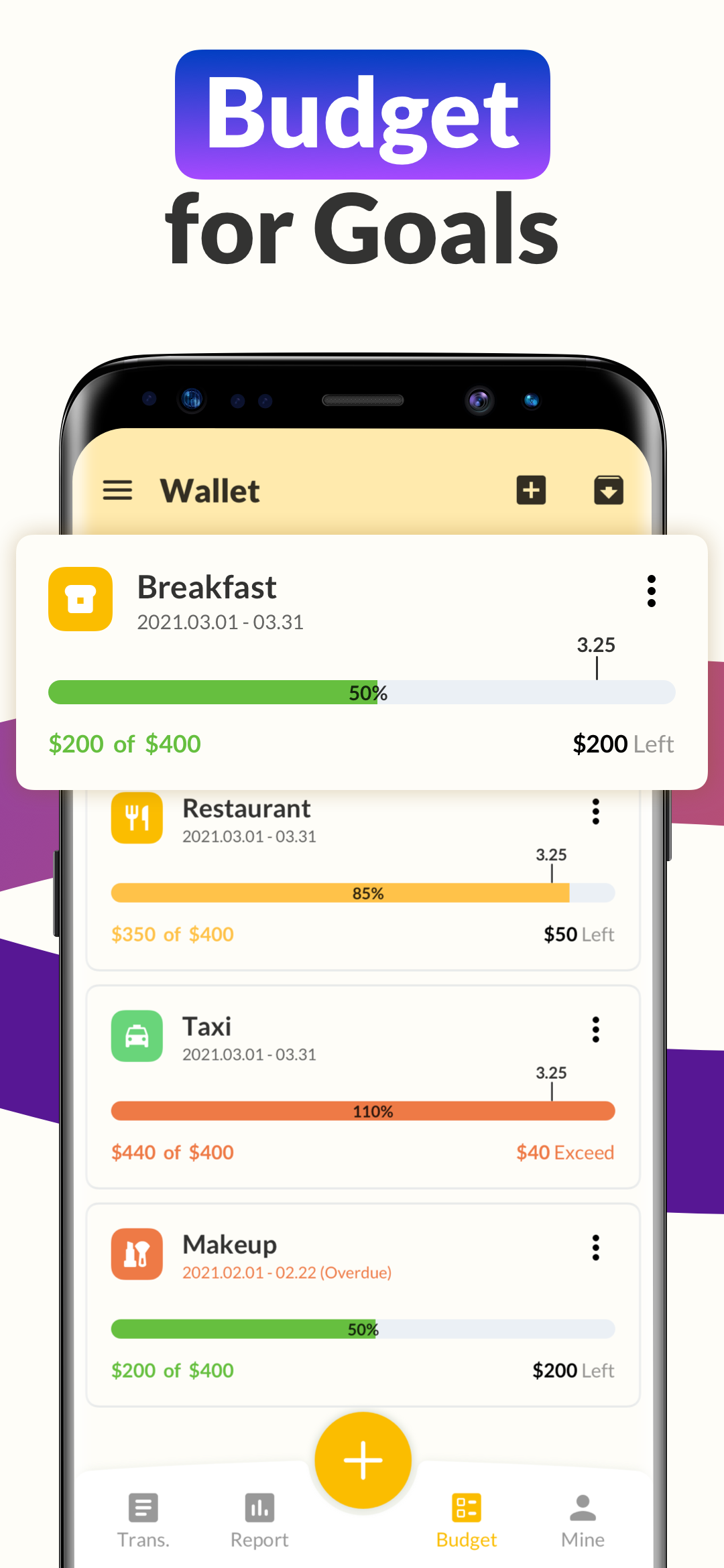 اسکرین شات 3 برنامه Money Tracker Expense Tracker