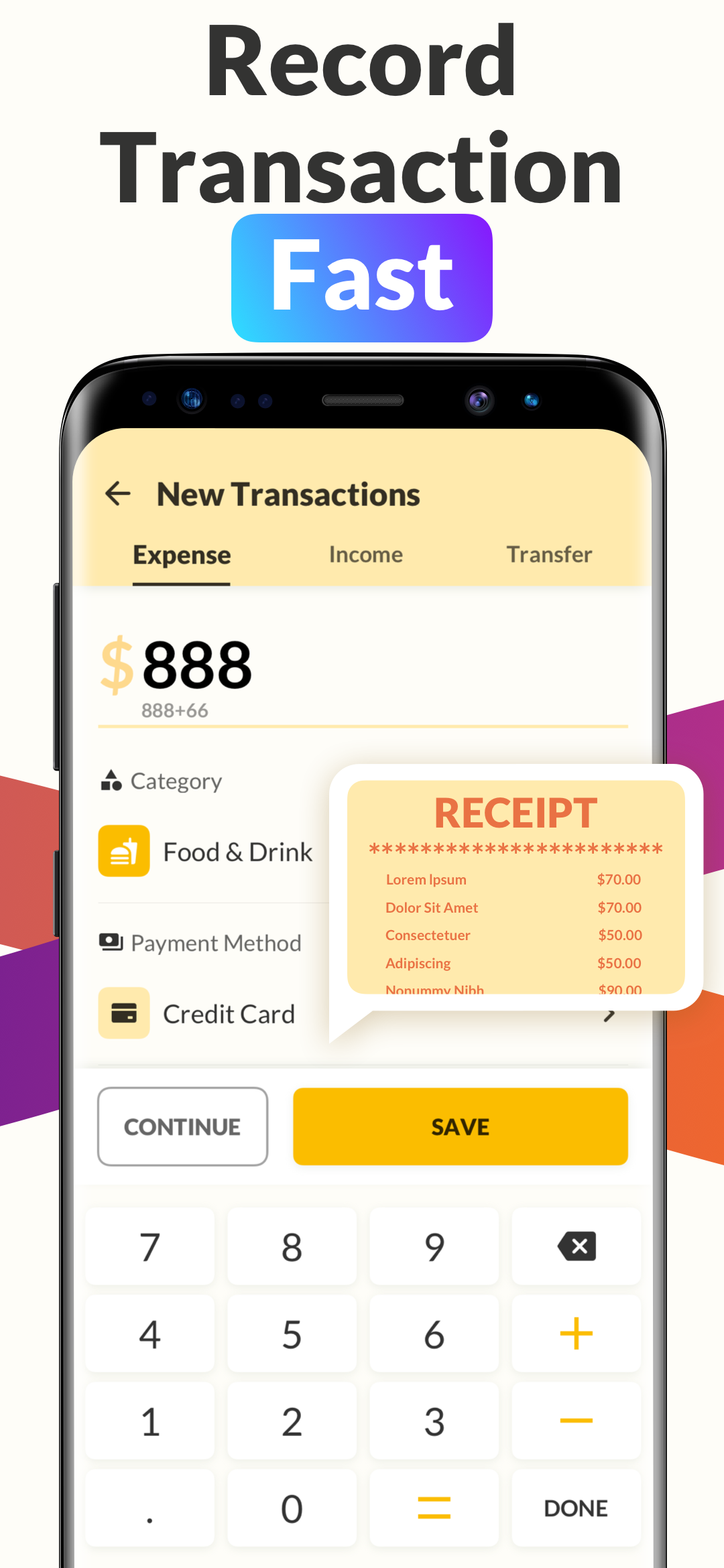 اسکرین شات 5 برنامه Money Tracker Expense Tracker