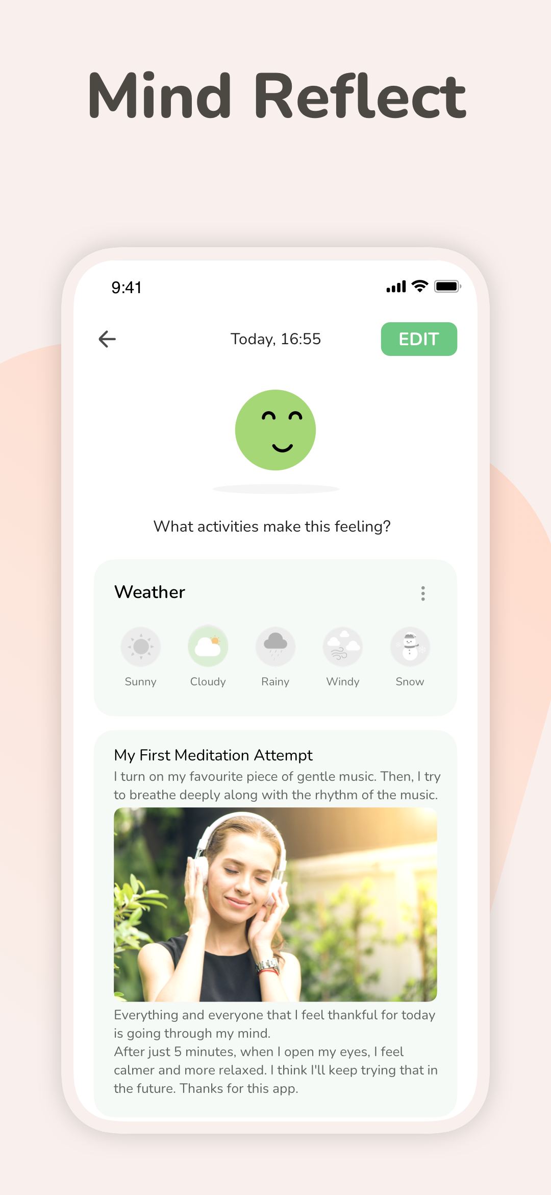 اسکرین شات 6 برنامه Mood Tracker: Self-Care Habits