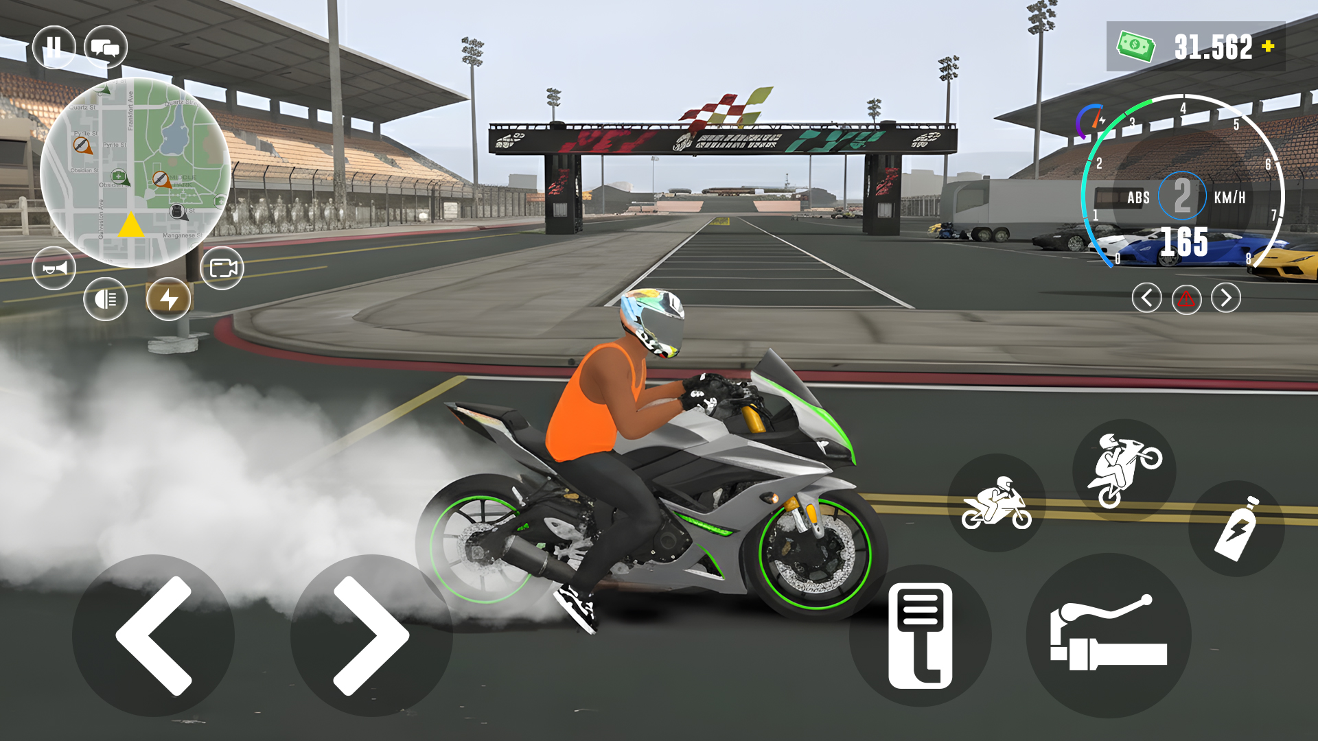اسکرین شات 4 بازی Moto Rider: Speed Chase