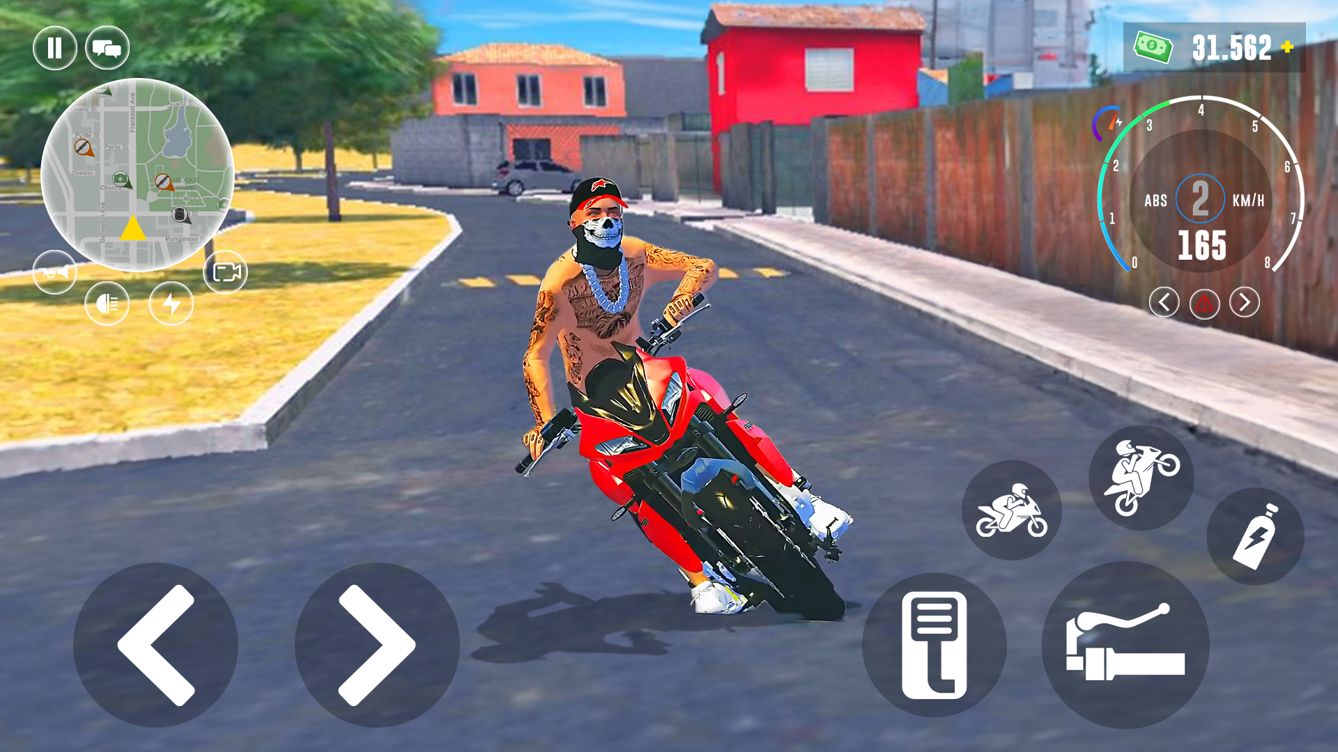 اسکرین شات 1 بازی Moto Rider: Speed Chase