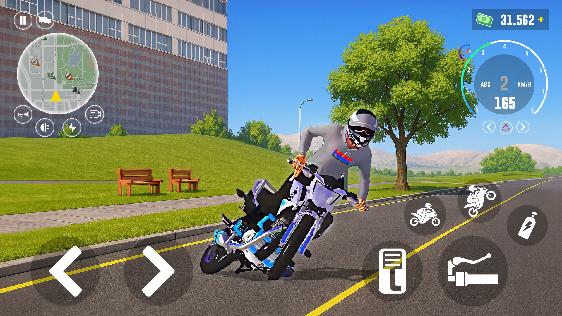 اسکرین شات 2 بازی Moto Rider: Speed Chase