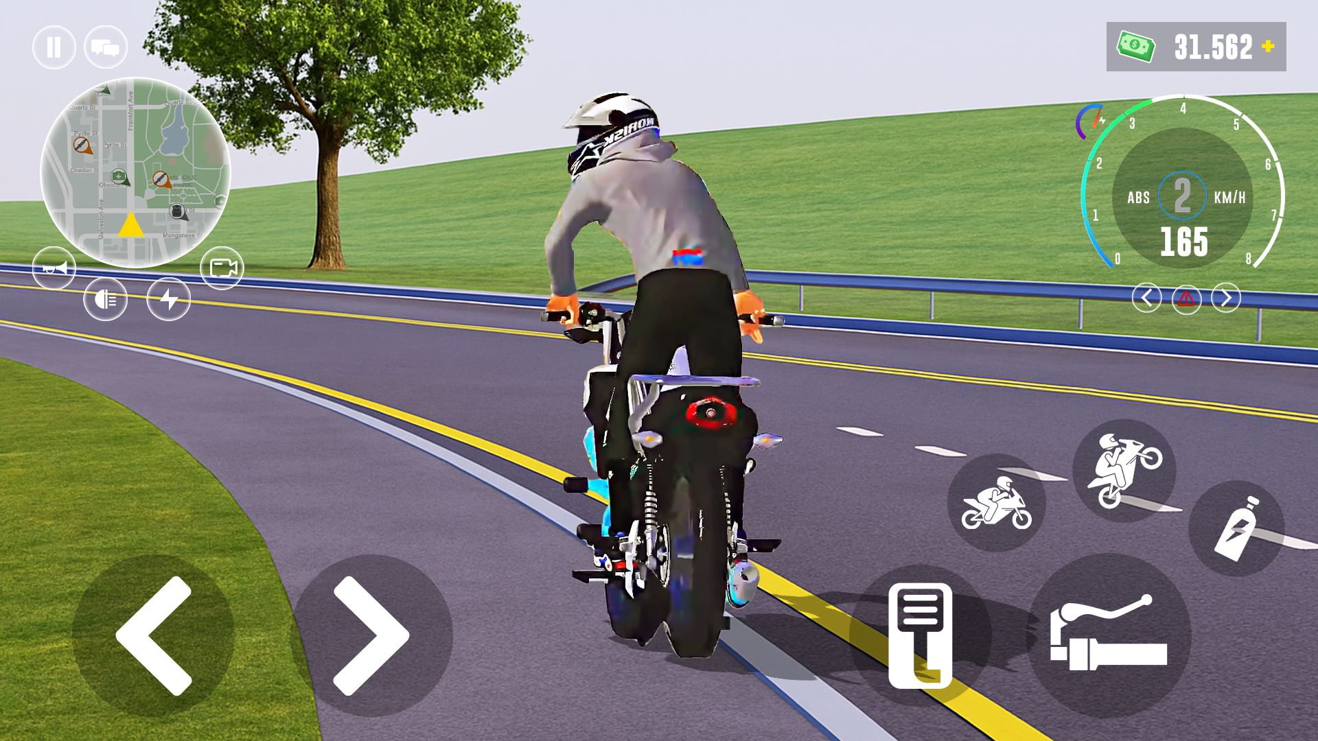 اسکرین شات 4 بازی Moto Rider: Speed Chase
