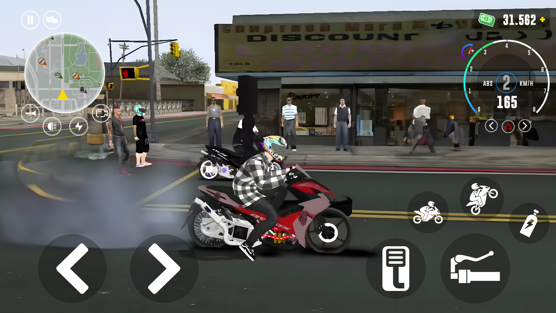 اسکرین شات 5 بازی Moto Rider: Speed Chase