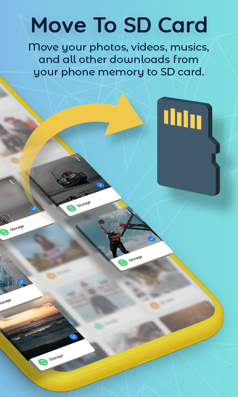 اسکرین شات 2 برنامه Auto Move To SD Card