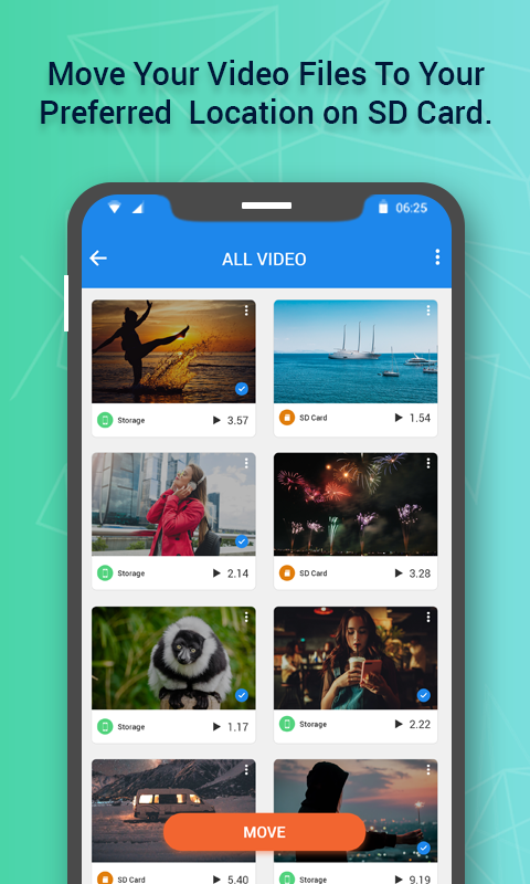اسکرین شات 4 برنامه Auto Move To SD Card