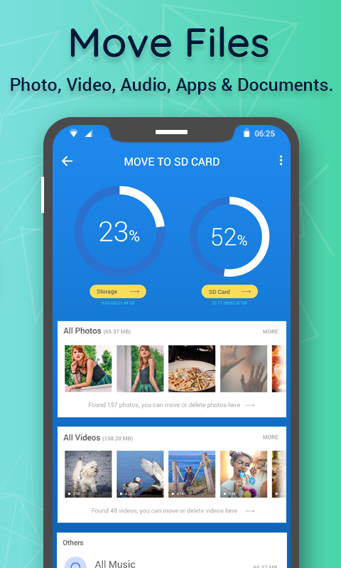 اسکرین شات 3 برنامه Auto Move To SD Card