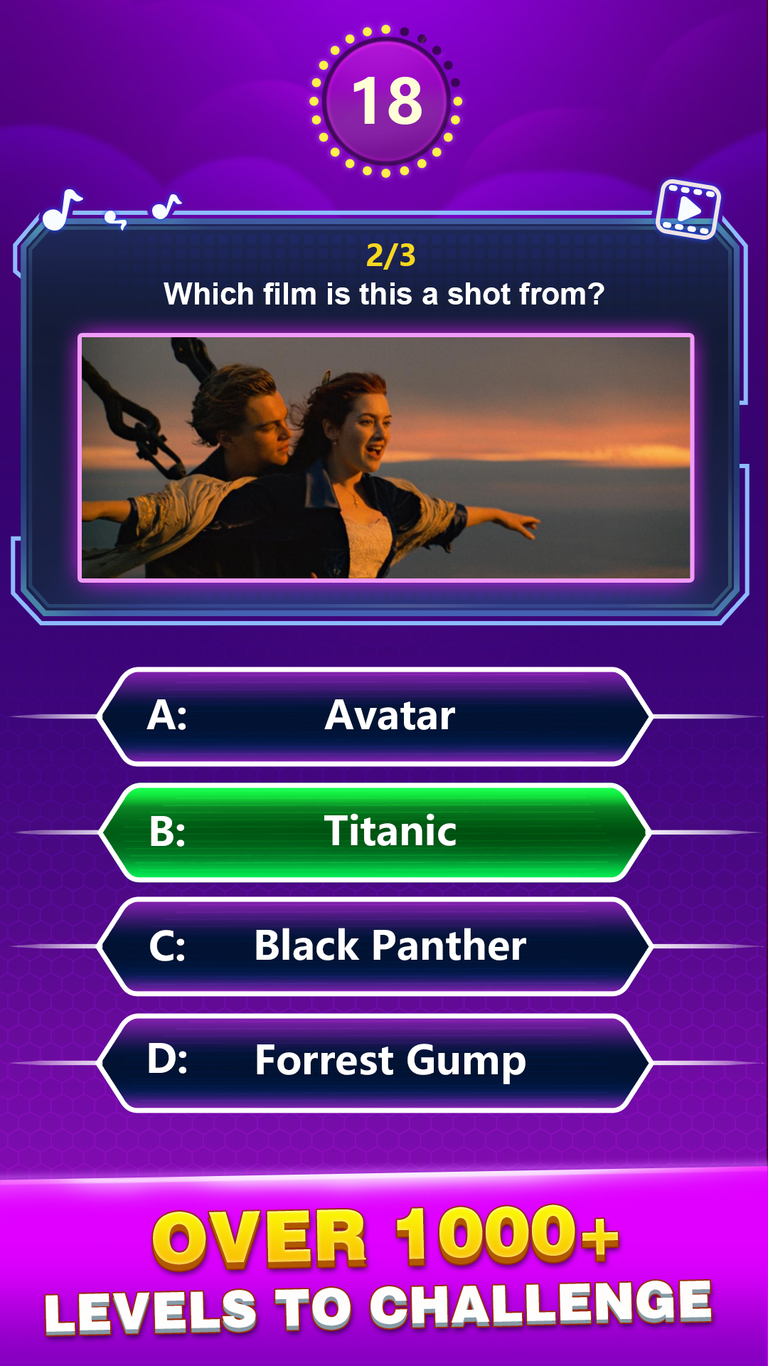 اسکرین شات 1 بازی Movie Trivia - Quiz Puzzle