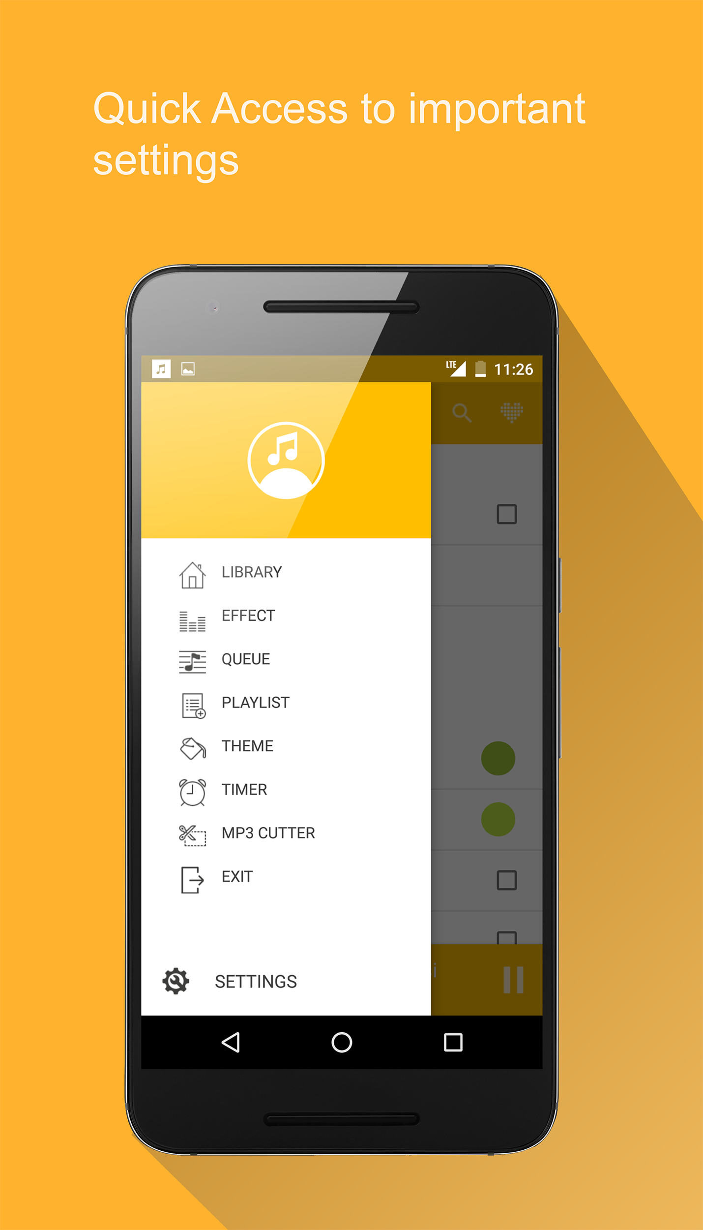 اسکرین شات 6 برنامه Mp3 Player