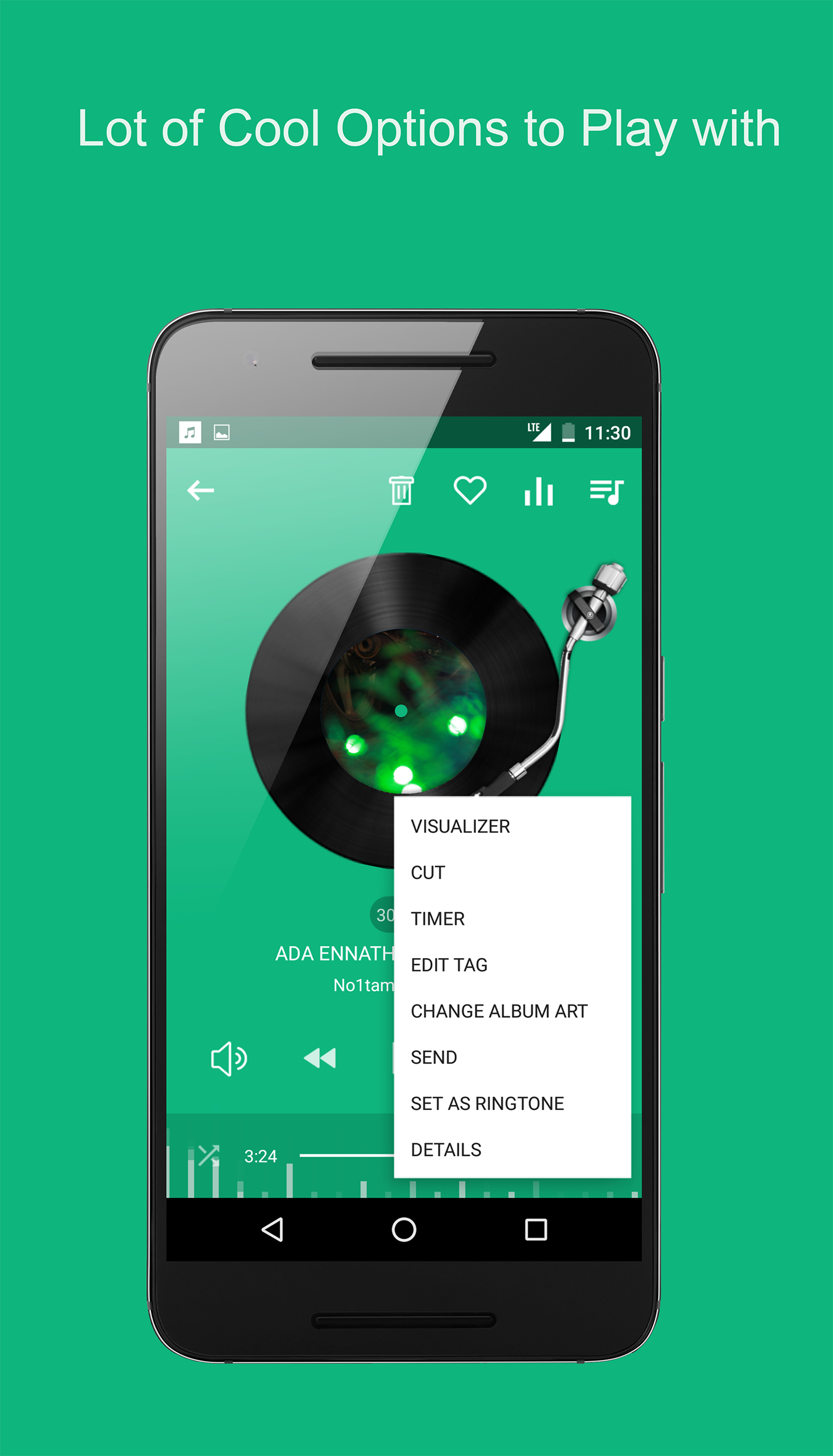 اسکرین شات 5 برنامه Mp3 Player