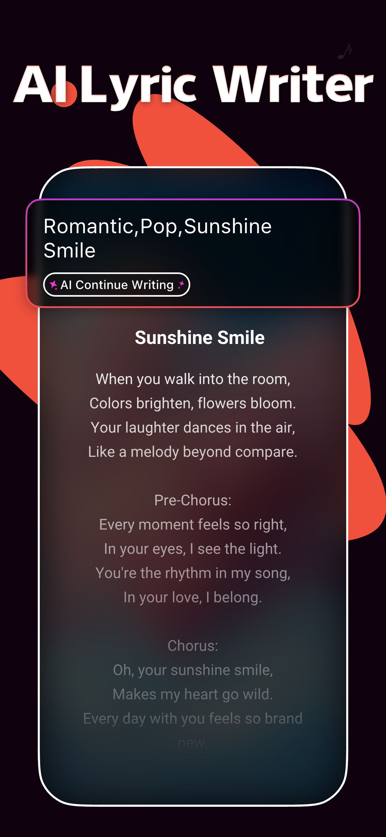اسکرین شات 5 برنامه AI Song Generator, Cover Music