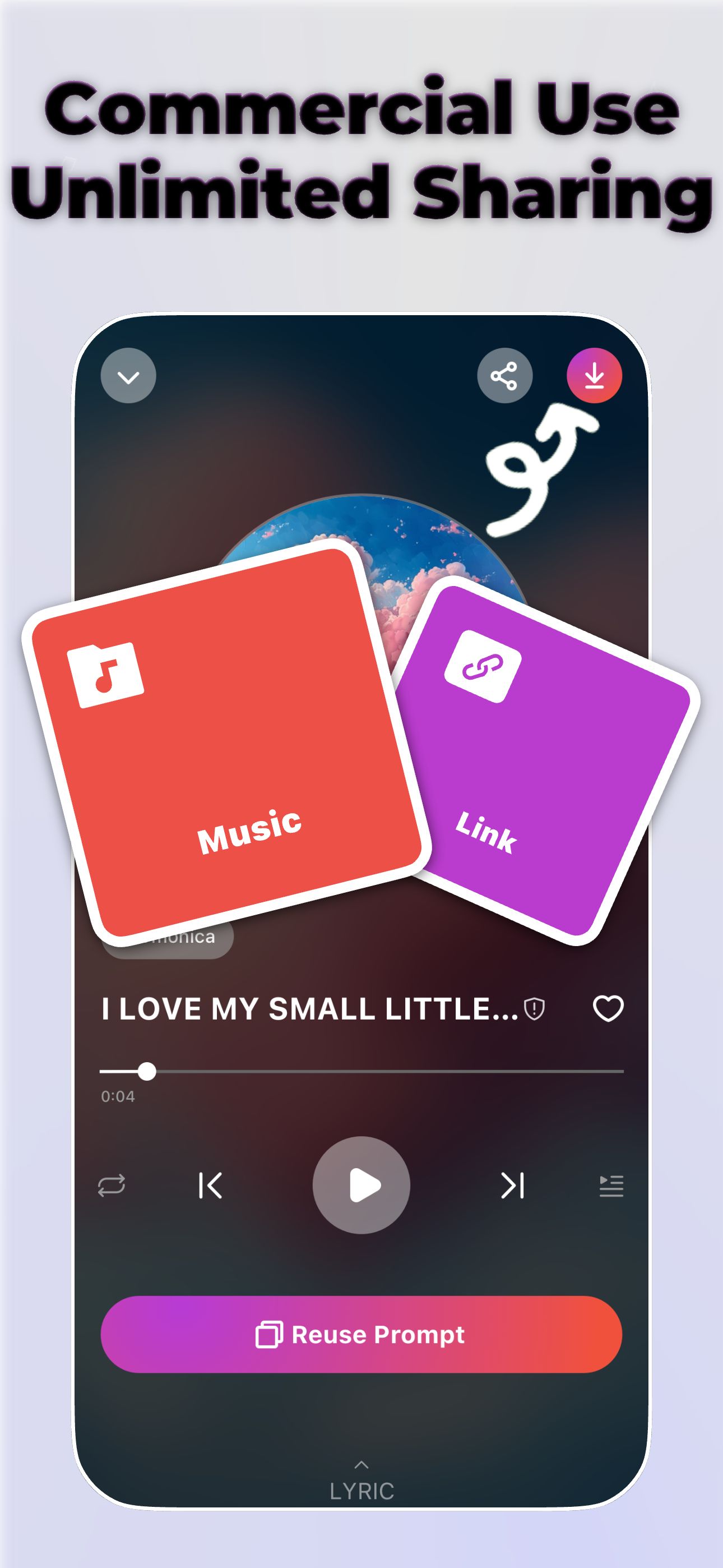 اسکرین شات 7 برنامه AI Music Generator, Song Maker