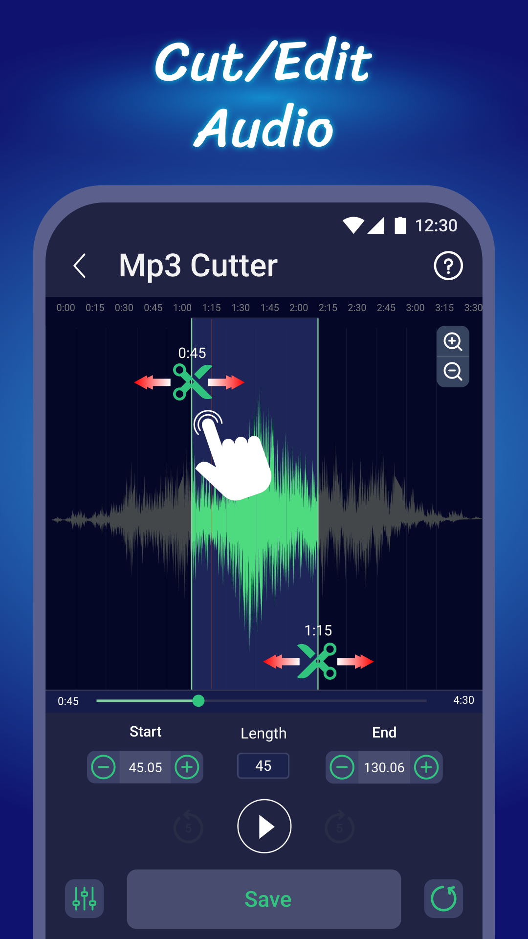 اسکرین شات 4 برنامه Video To Audio & Mp3 Cutter
