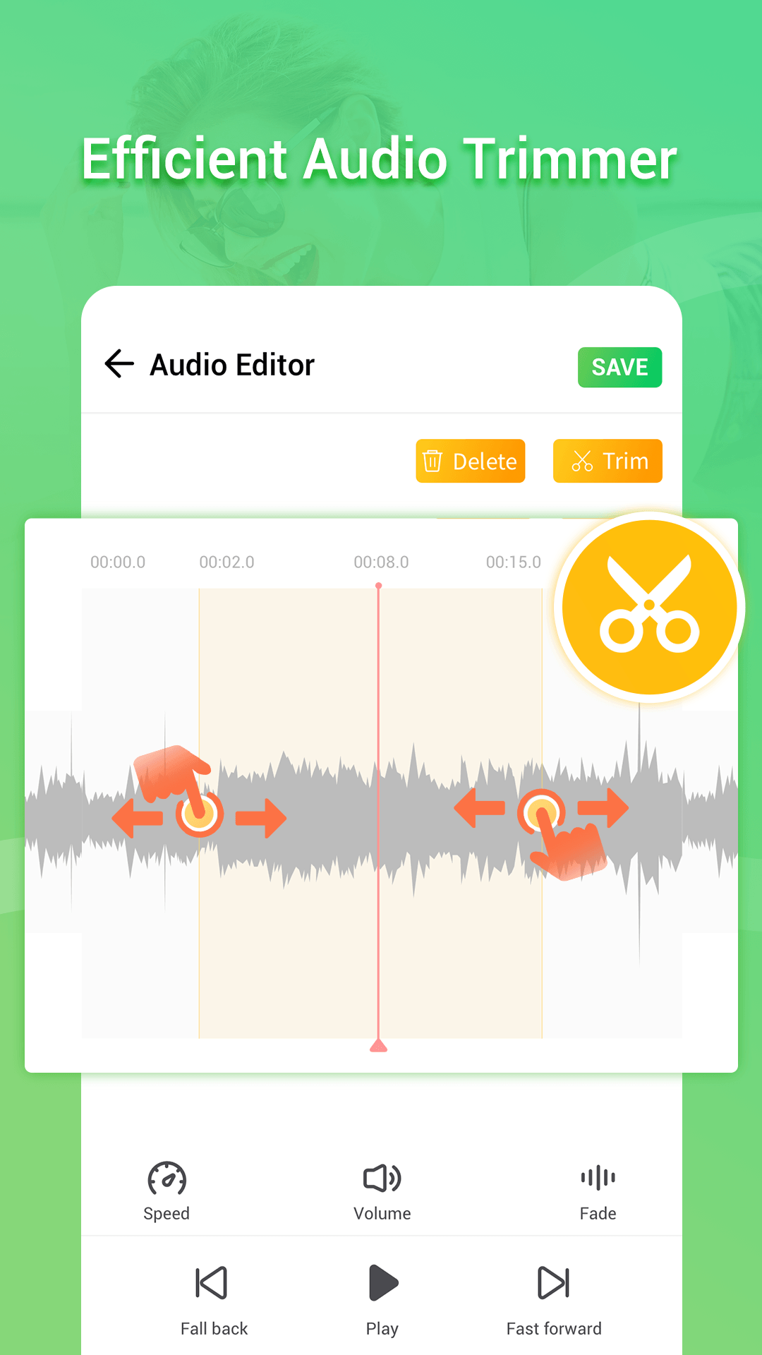 اسکرین شات 2 برنامه MP3 Cutter & Ringtone Maker