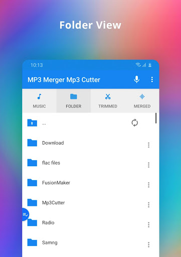 اسکرین شات 4 برنامه MP3 cutter and Merger