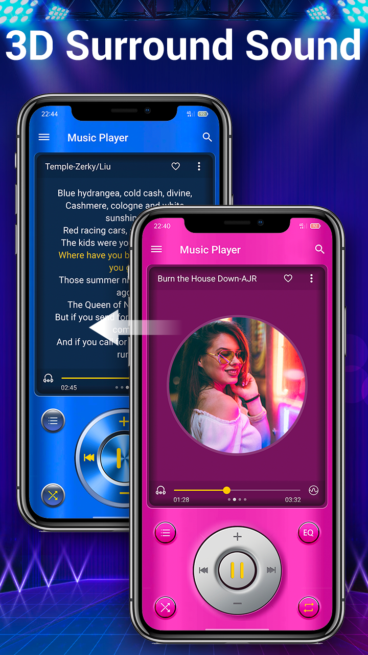 اسکرین شات 6 برنامه Ipod Music & Bass MP3 Player