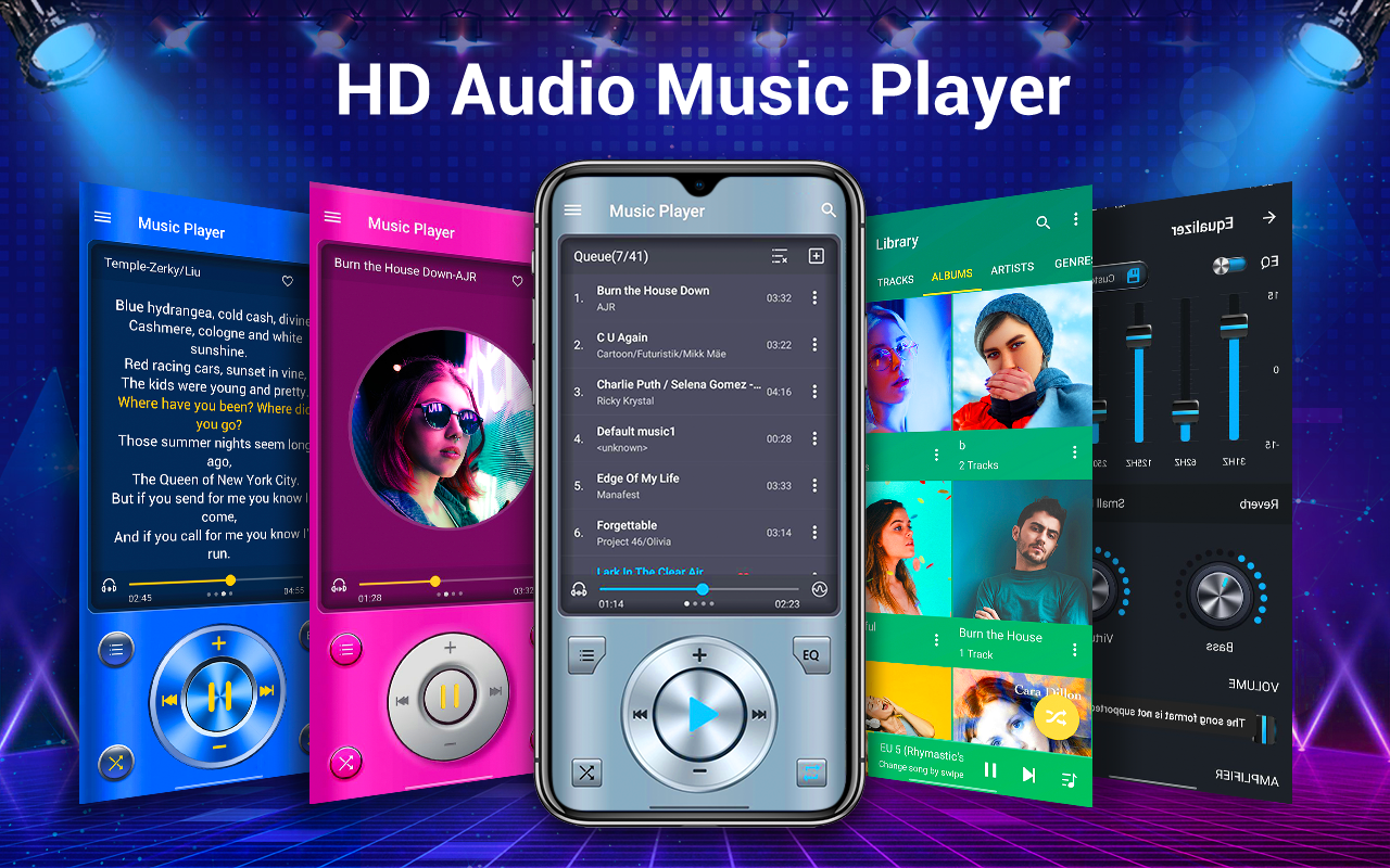 اسکرین شات 1 برنامه Ipod Music & Bass MP3 Player