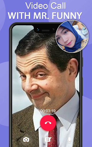 اسکرین شات 3 برنامه Fake Mr Bean - Funny Fake Call Video & Message
