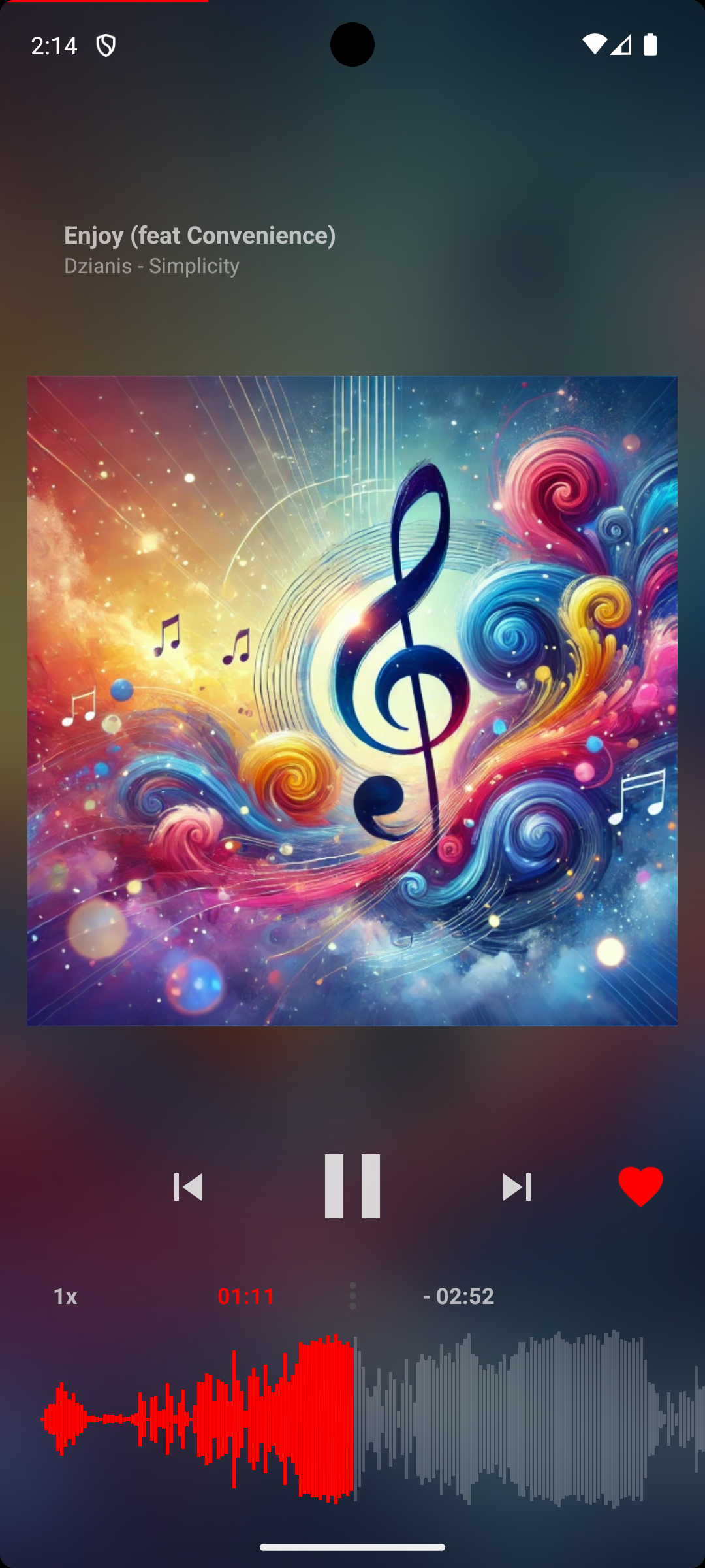 اسکرین شات 2 برنامه Music player Mezzo 2