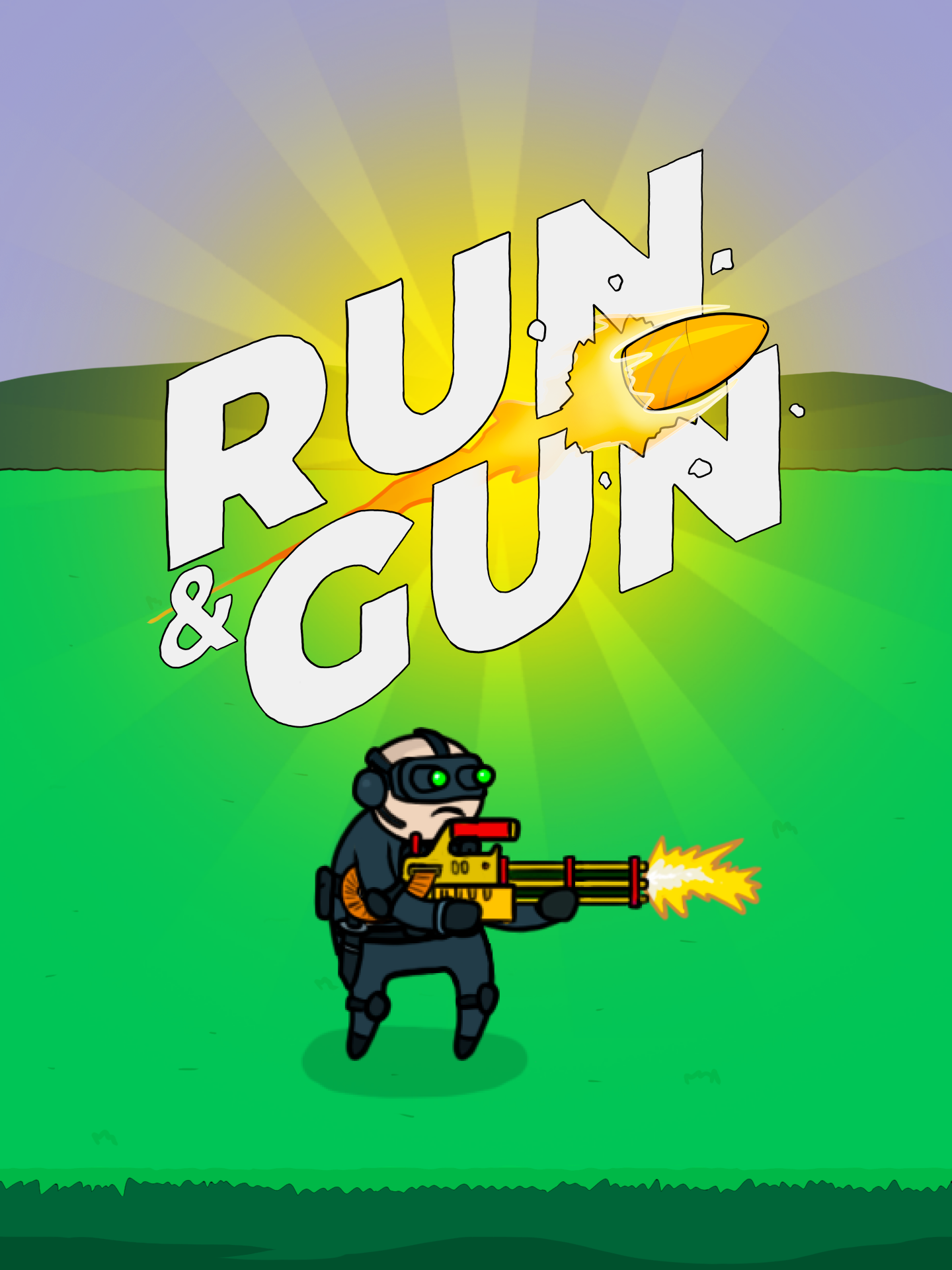 اسکرین شات 1 بازی Run and Gun - king of shooting
