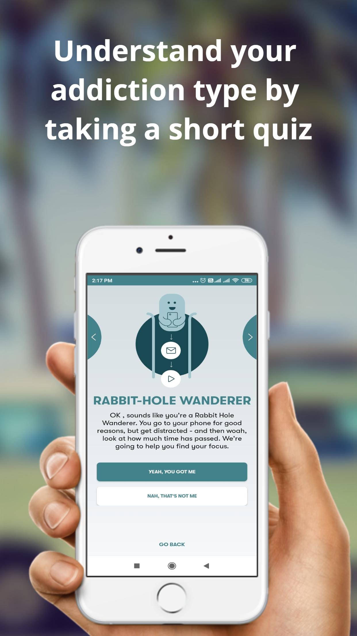 اسکرین شات 4 برنامه SPACE: Break phone addiction,