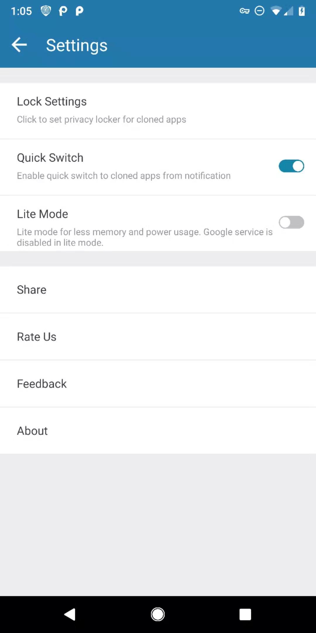 اسکرین شات 8 برنامه Multi Parallel: Multi Accounts