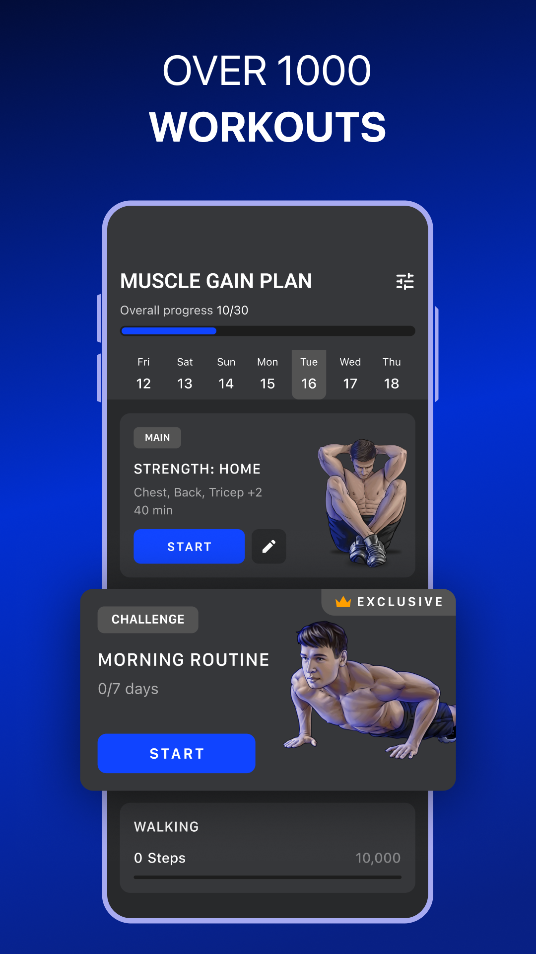 اسکرین شات 3 برنامه Muscle Booster Workout Planner
