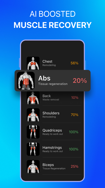 اسکرین شات 5 برنامه Muscle Booster Workout Planner