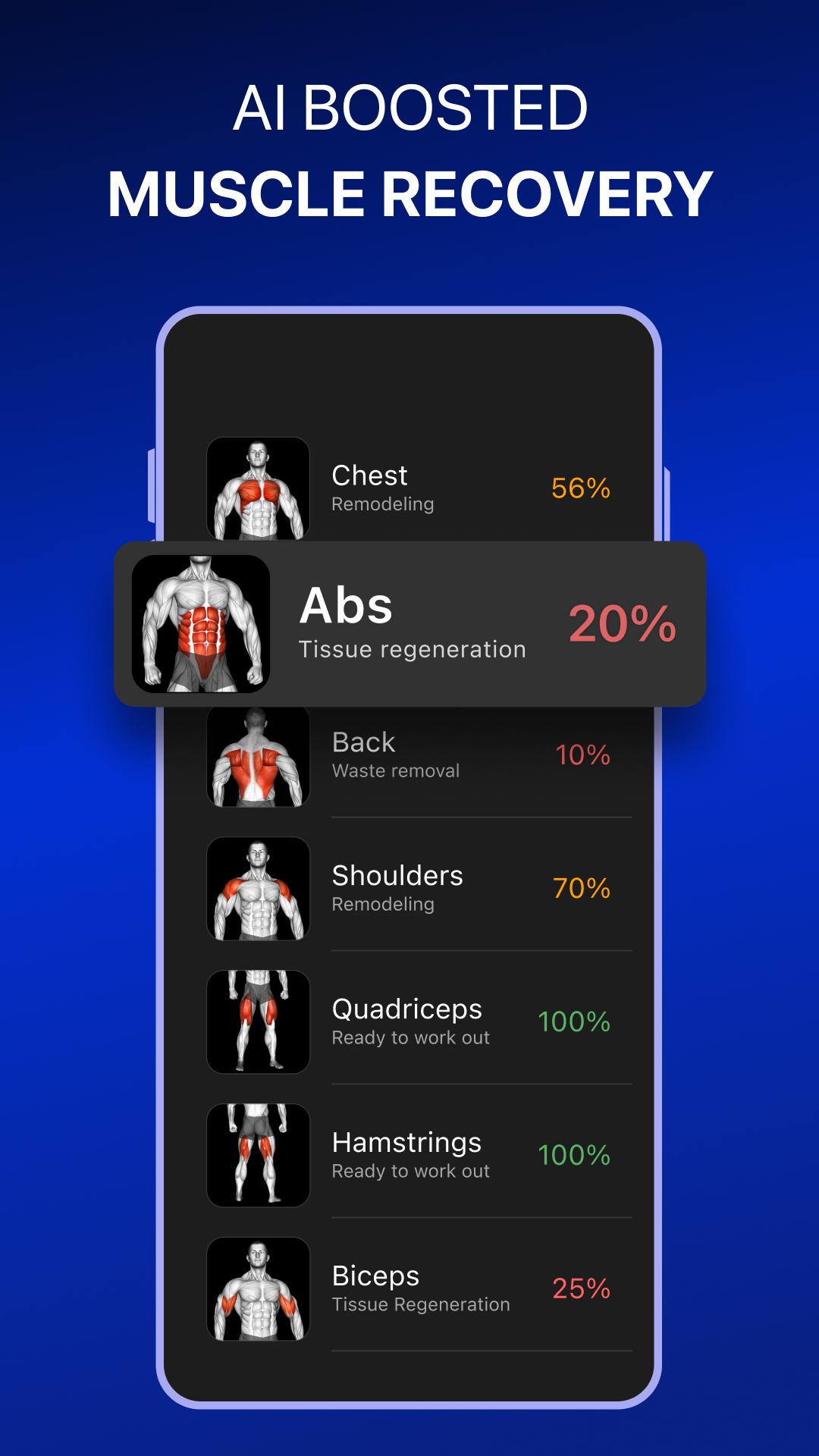 اسکرین شات 5 برنامه Muscle Booster – Plan Workouts