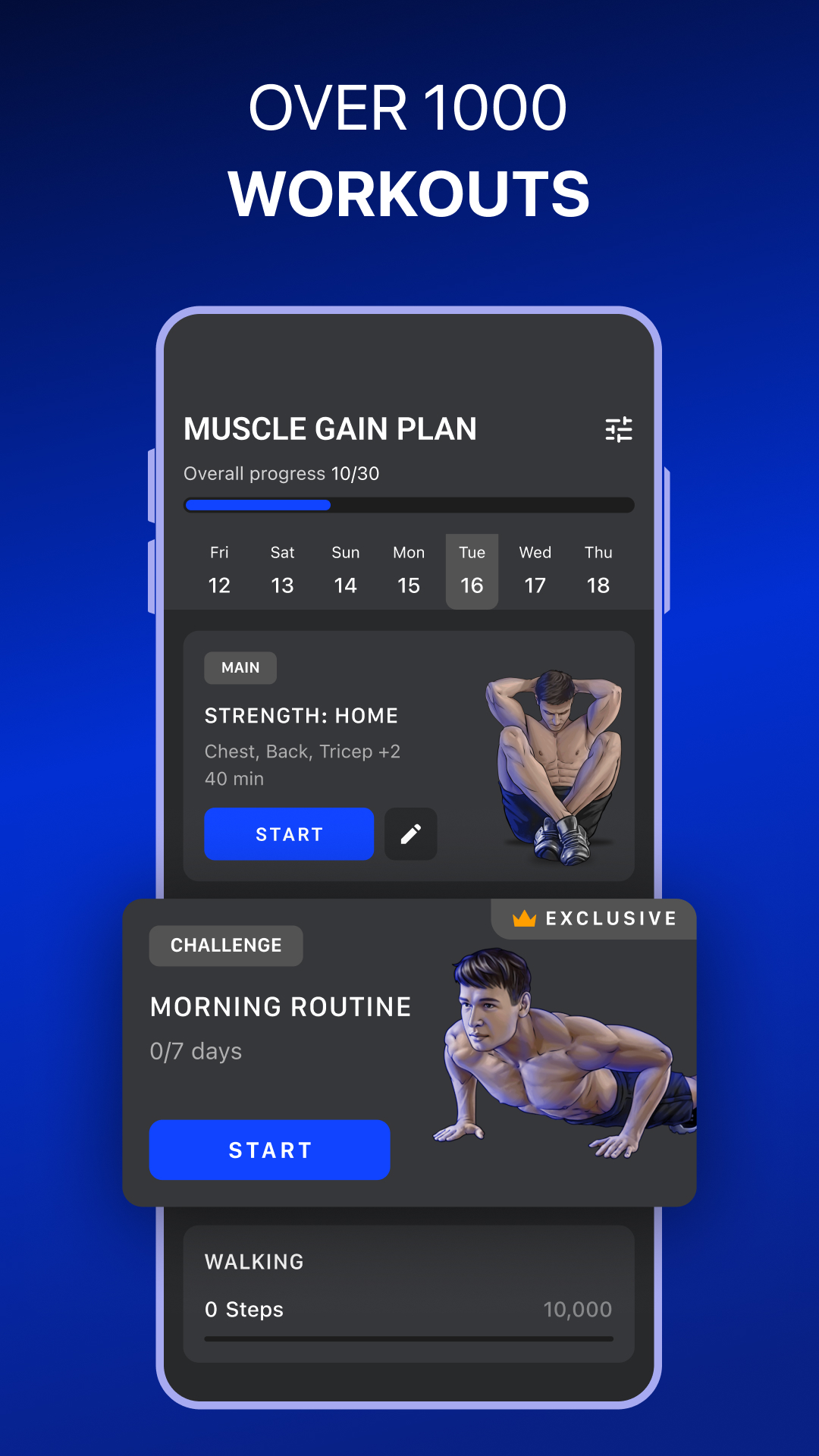 اسکرین شات 3 برنامه Muscle Booster Workout Planner