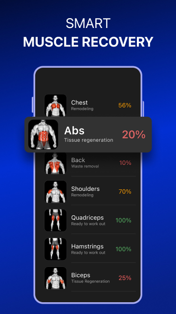 اسکرین شات 5 برنامه Muscle Booster Workout Planner