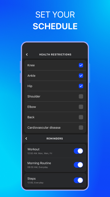 اسکرین شات 7 برنامه Muscle Booster Workout Planner
