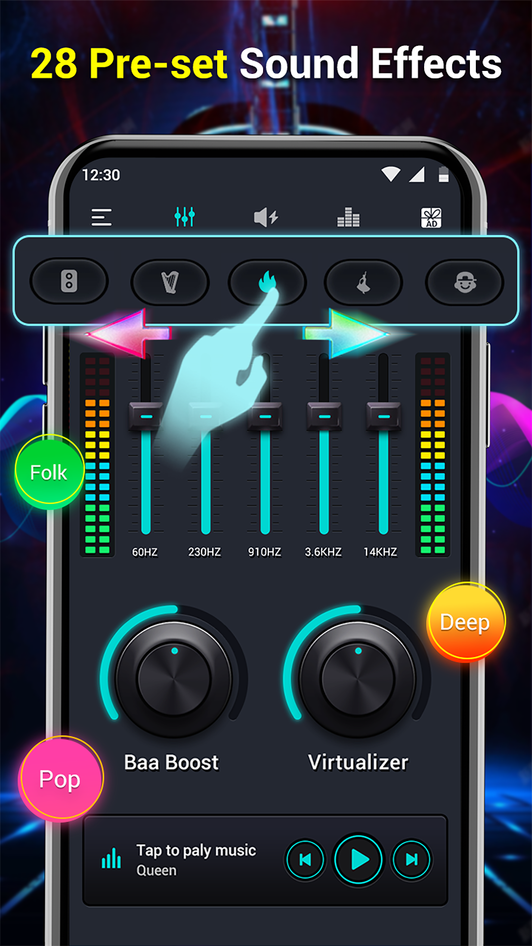 اسکرین شات 4 برنامه Equalizer- Bass Booster&Volume