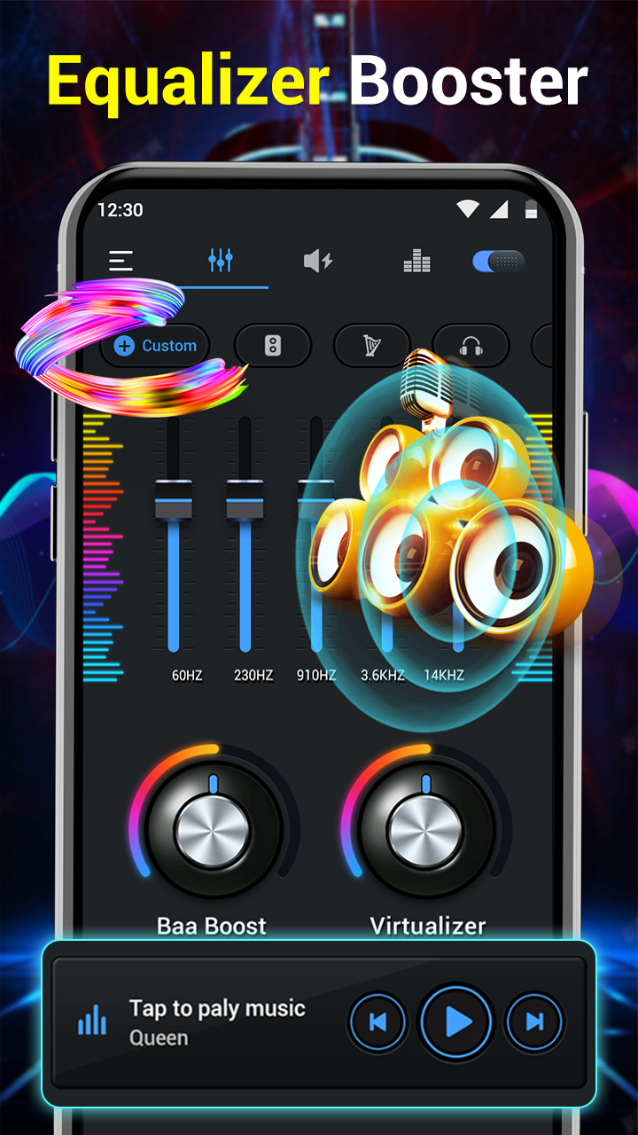 اسکرین شات 3 برنامه Equalizer- Bass Booster&Volume