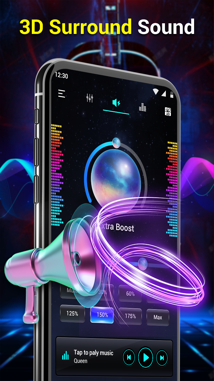 اسکرین شات 5 برنامه Equalizer- Bass Booster&Volume