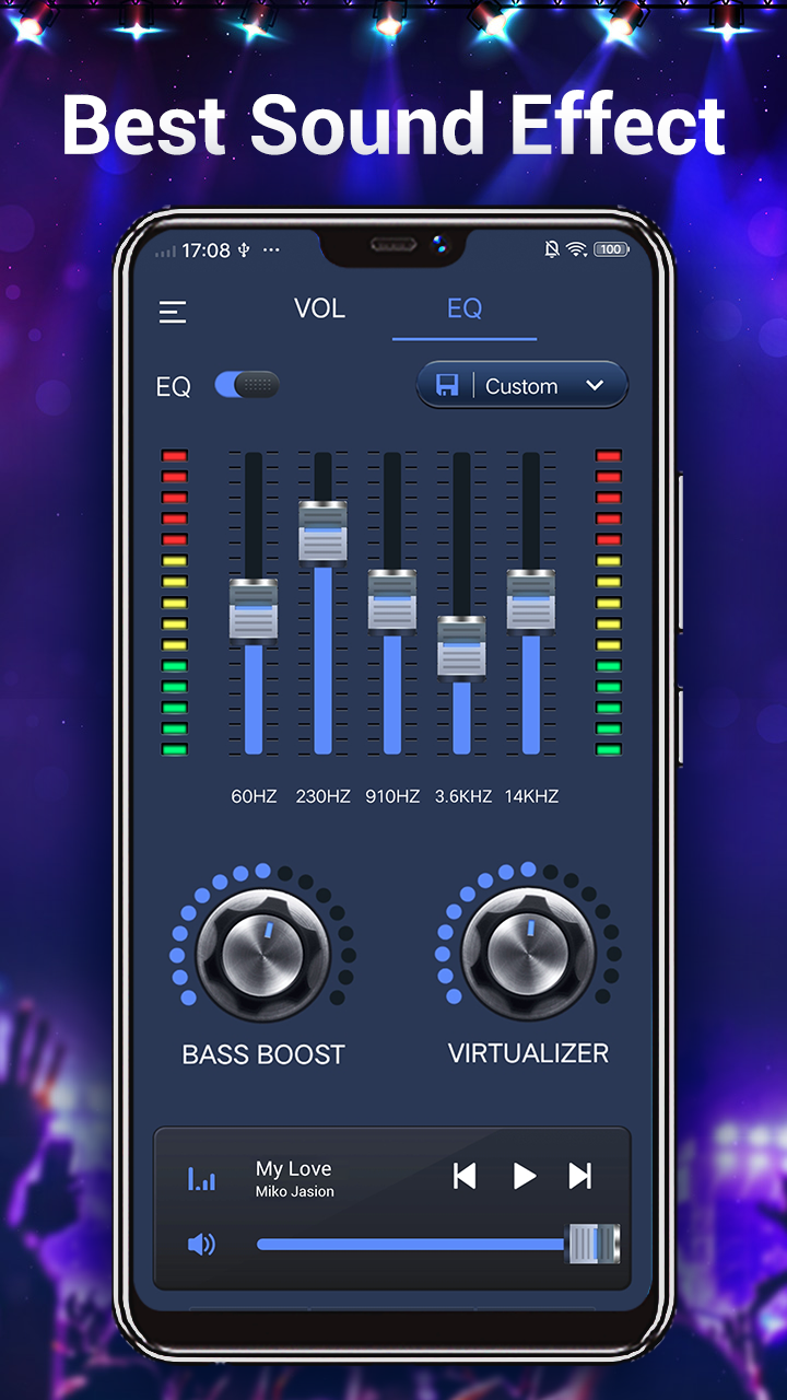 اسکرین شات 7 برنامه Equalizer & Bass Booster,Music