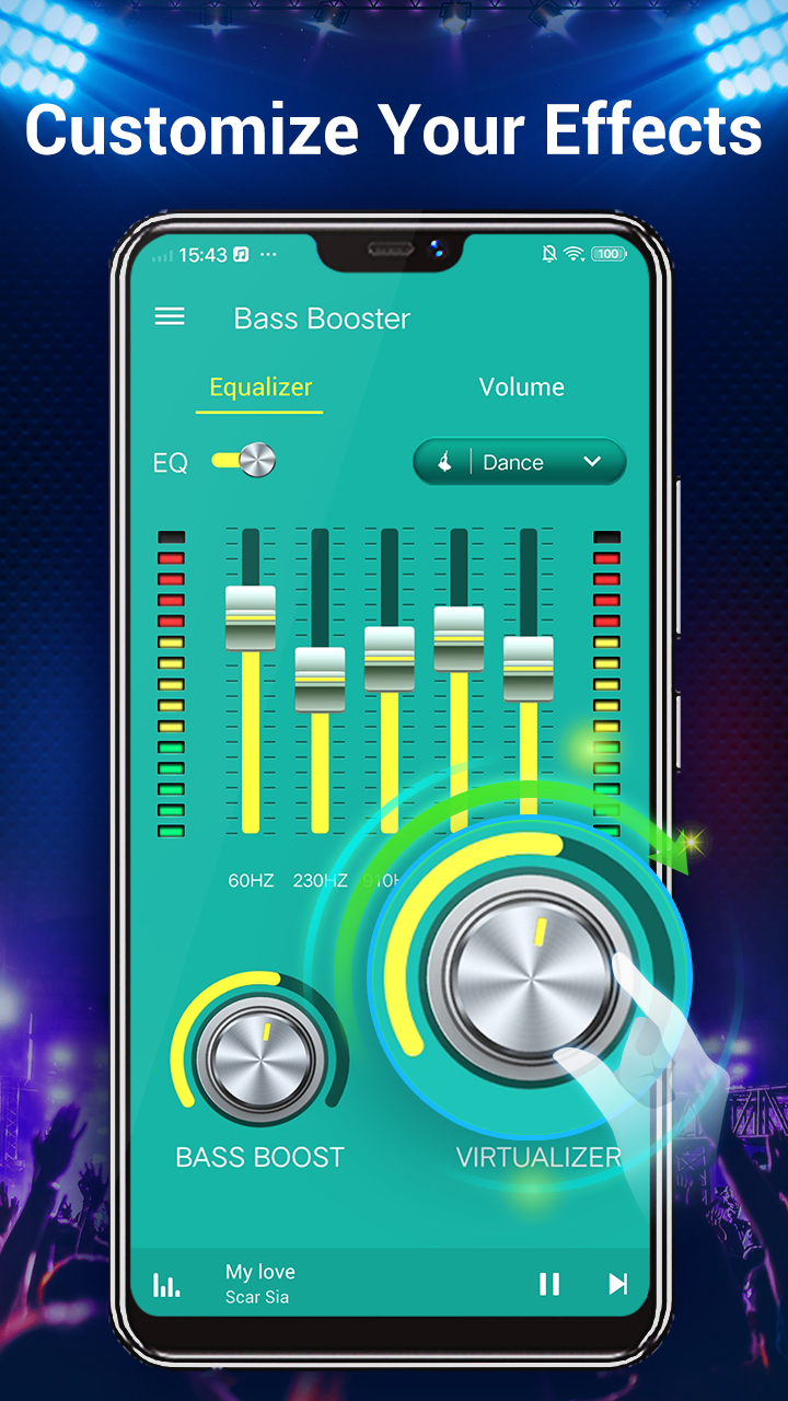 اسکرین شات 4 برنامه Equalizer- Bass Booster&Volume